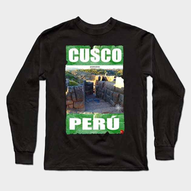 SACSAYHUAMAN CUSCO PERU Long Sleeve T-Shirt by Dibujartpe